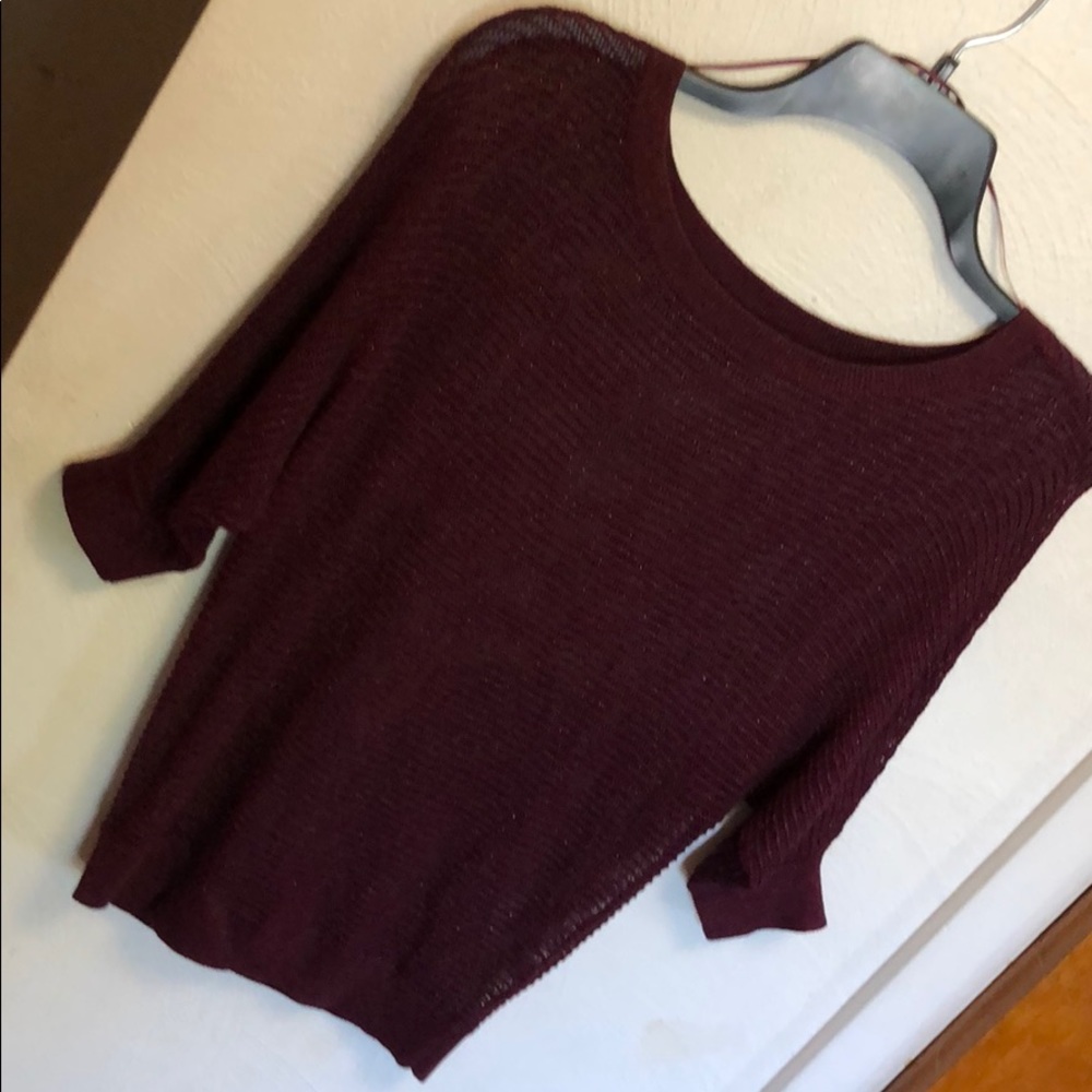 Never worn maroon shirt